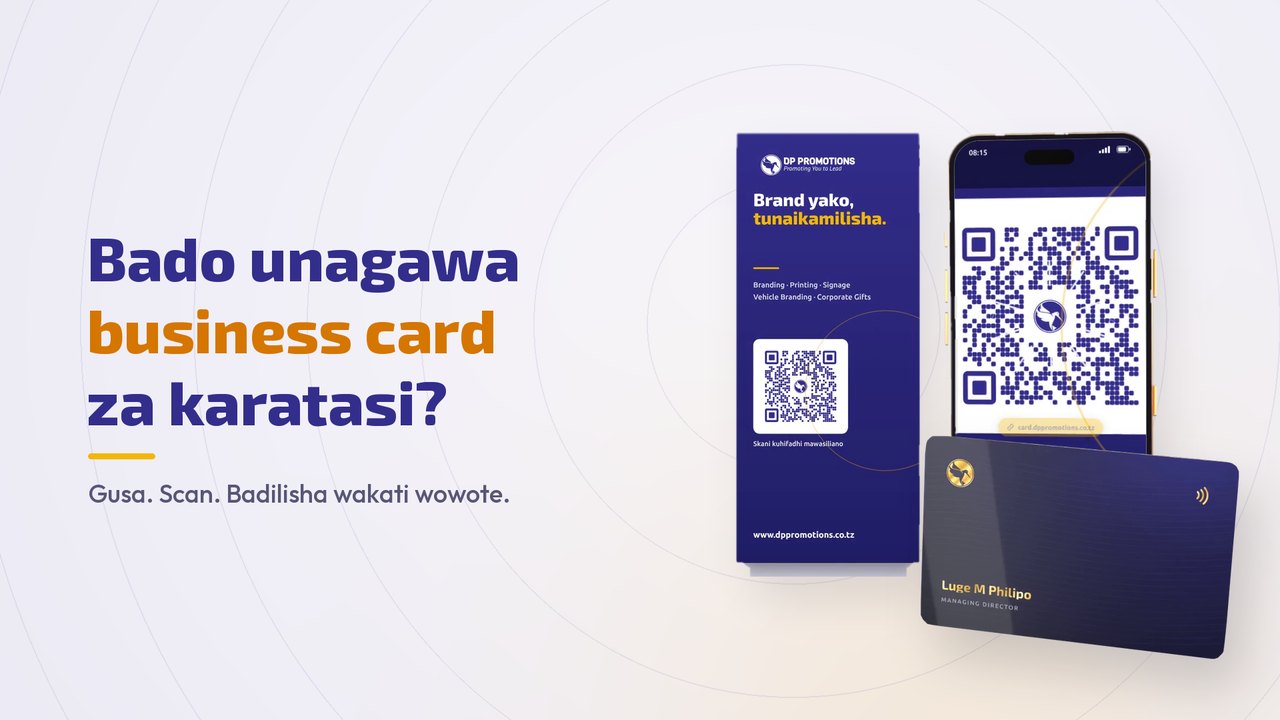 Video: DP Card, business card ya kidigitali ya NFC na QR